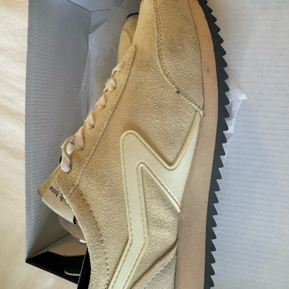 Rag & Bone Retro Runner in Antique White Suede - Picture 5 of 10